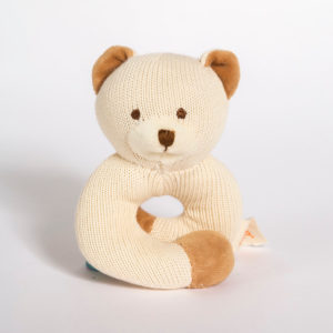 Knitted Wrist Rattle Bear